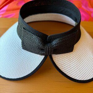 Magid Paper Straw Roll-up Sun Visor with Velcro Bow